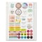 Avery Planner Sticker Variety Pack, Budget, Fitness, Motivational, Seasonal, Work, Assorted Colors, 1744PK 6785 - alternate 3